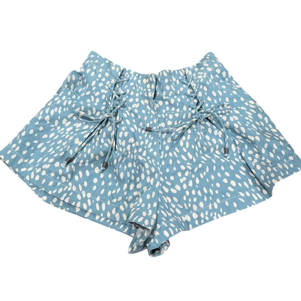 Free People Cinch Blue Shorts Size 4
